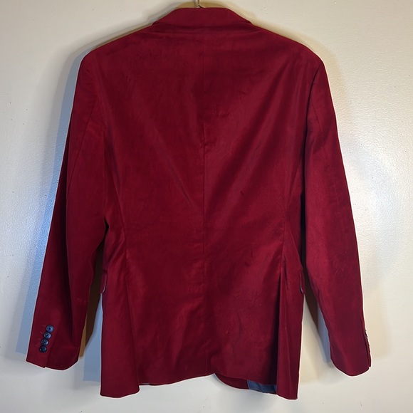 JF J.Ferrar Mens Slim Fit Velvet Sport Coat - Picture 4 of 9